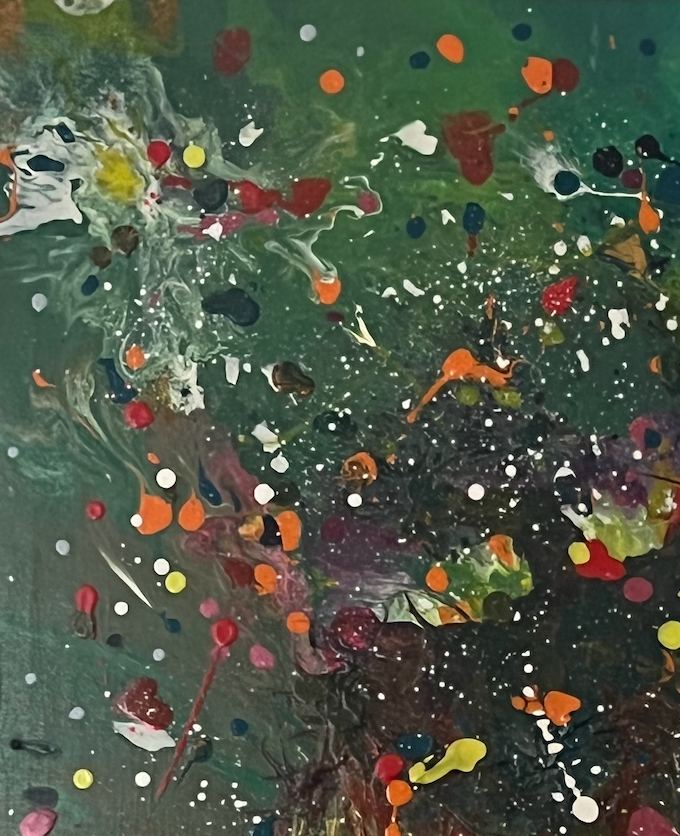 Quadro su Tela – Pittura a Mano con Tecnica Painting