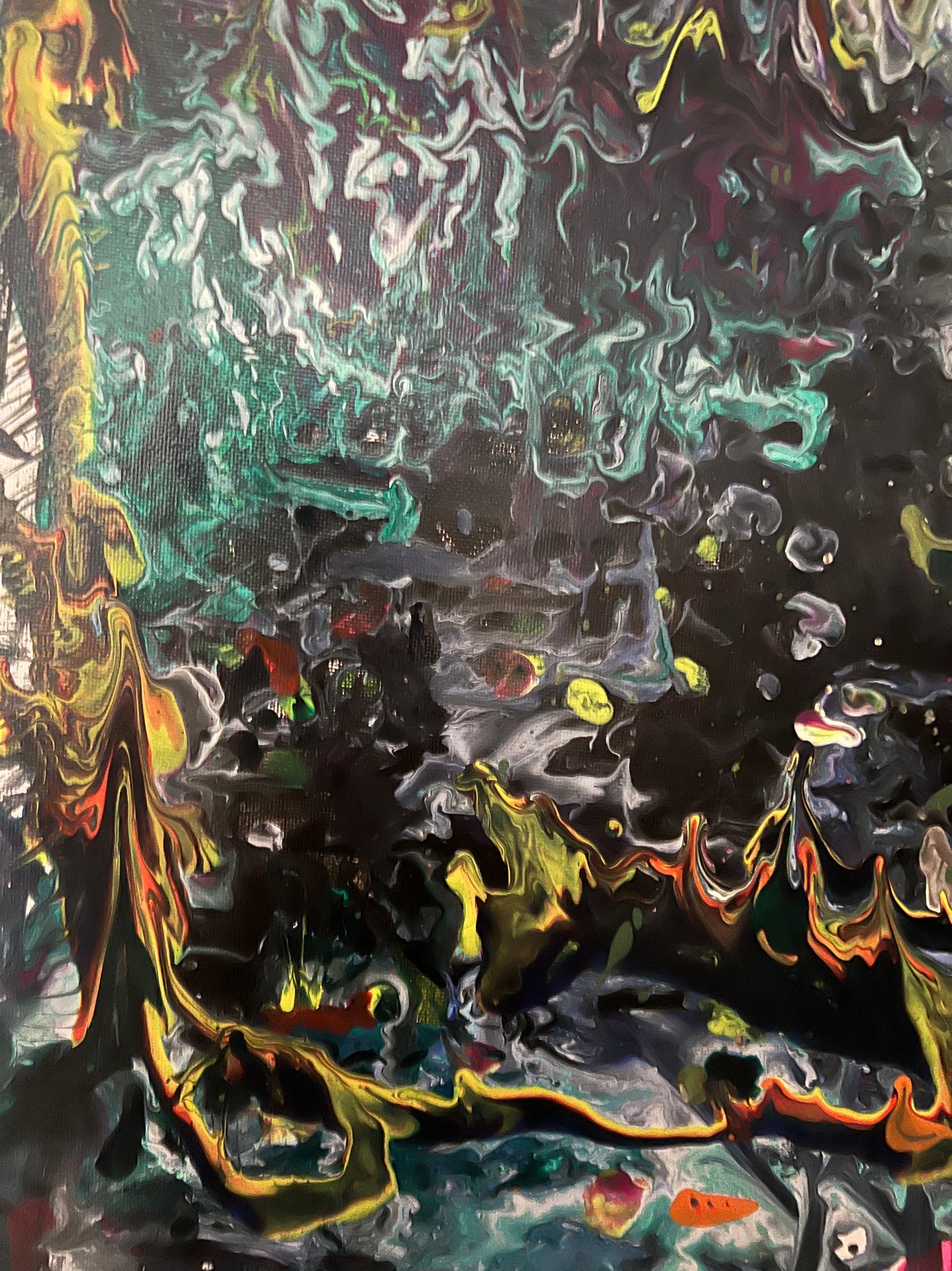 Quadro su Tela – Pittura a Mano con Tecnica Painting