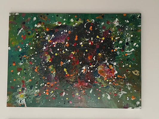 Quadro su Tela – Pittura a Mano con Tecnica Painting