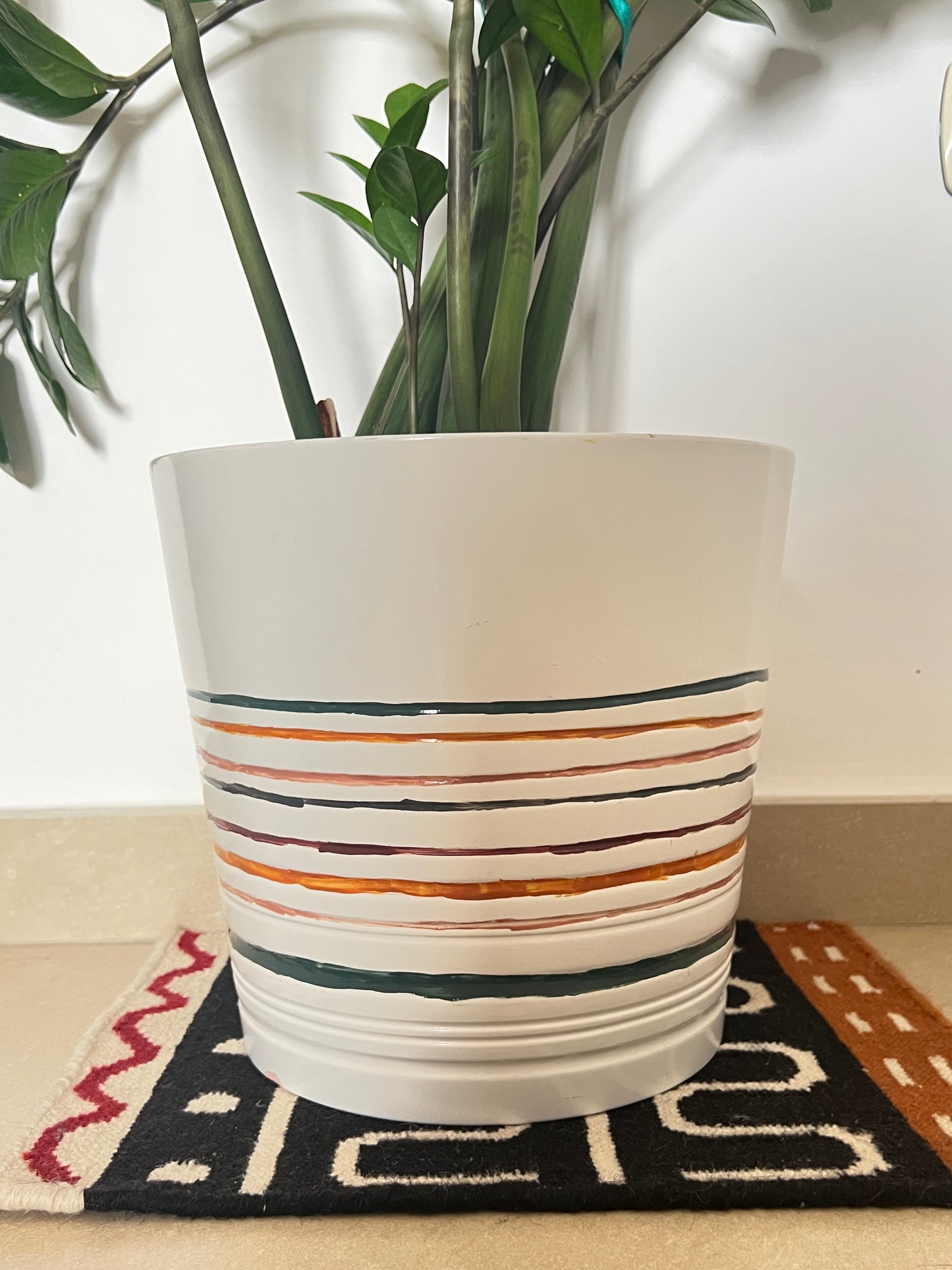 Vaso in Ceramica Smaltata Multicolore