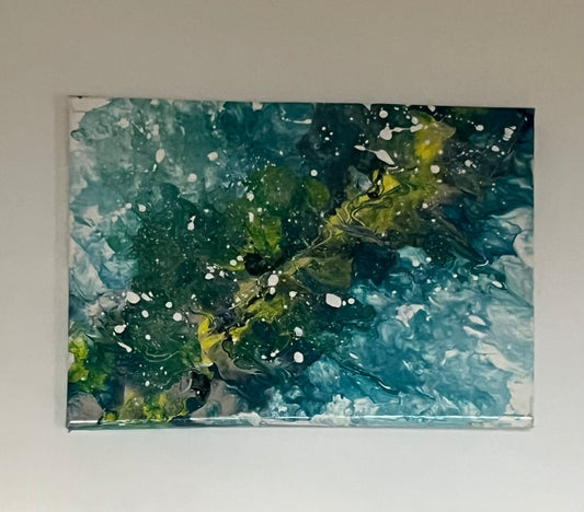 Quadro su Tela – Pittura a Mano con Tecnica Painting